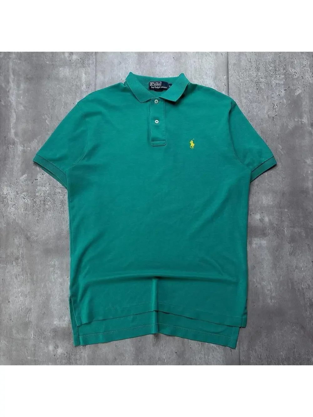 Vintage Teal Polo Ralph Lauren Logo Polo Shirt
